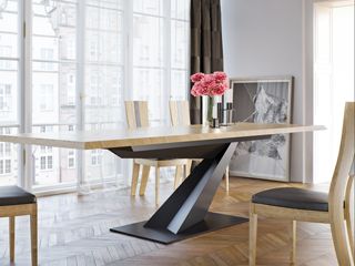 Funkcja i forma – designerski stół z kolekcji Mebin