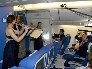 Kuchnia i muzyka najwyższych lotów na pokładzie samolotów KLM.