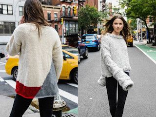 Jesienne trendy: otul się w nowojorskim stylu, samodzielnie wykonanym swetrem.