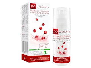 GoCranberry – Naturalne odżywienie – maseczka do twarzy