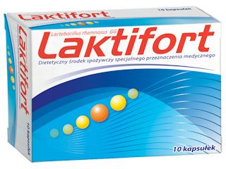 Osłona w trakcie antybiotykoterapii - Laktifort.