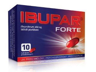 Lek przeciwbólowy, przeciwgorączkowy, przeciwzapalny - Ibupar Forte
