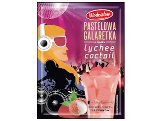 Galaretka Pastelowa o smaku Lychee Coctail – Wodzisław.
