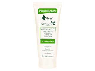 Organiczny kremowy peeling ryżowy