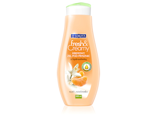 Soraya fresh&Creamy Kremowy żel pod prysznic miód i mandarynka z hydrooliwką