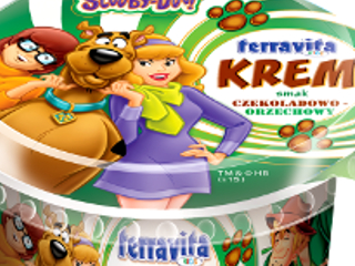 Słodkie kremy Scooby-Doo